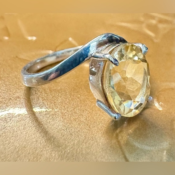 Citrine Sterling Silver Ring (7.75) - Picture 7 of 12
